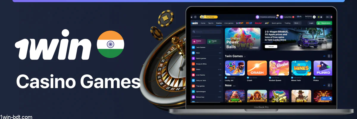 Explore 12,000+ 1win casino games